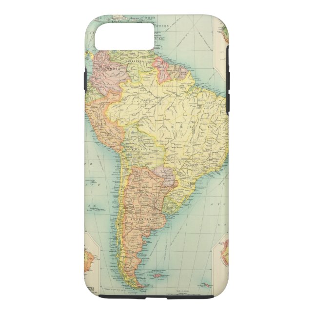 Politiska South America Case-Mate iPhone Skal (Baksida)