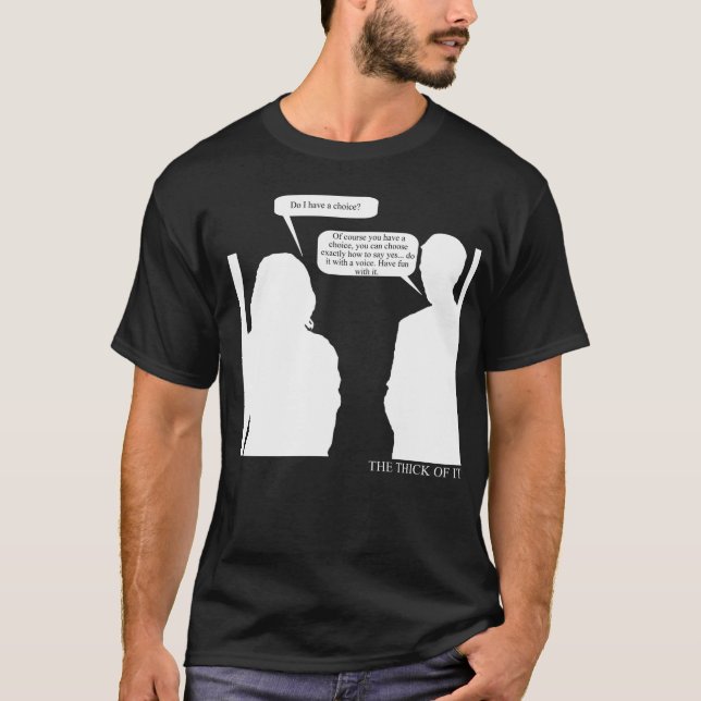 Politiska val t-shirt (Framsida)