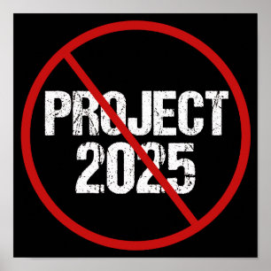 Politiskt anti-projekt 2025 poster