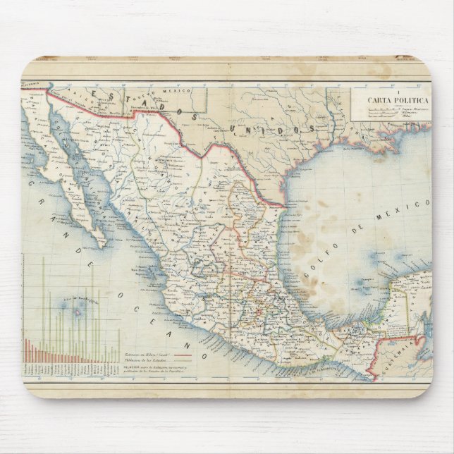 Politiskt diagram musmatta (Framsidan)