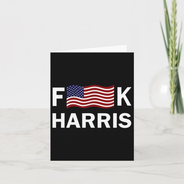 Politiskt humor F Kamala Harris Konservativ Repub Kort (Framsida)