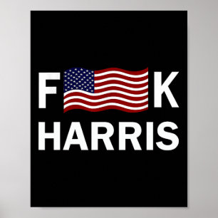 Politiskt humor F Kamala Harris Konservativ Repub Poster
