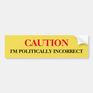 Politiskt Inkorrekt Bildekal