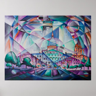 "Politiskt Kaleidoskop" av Timothy Orikri Poster