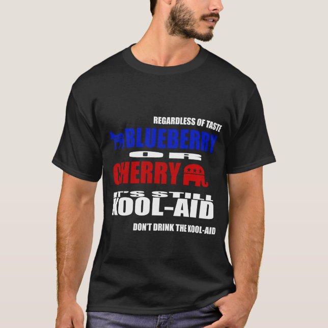 Politiskt parti Kool-Bistår den mörka T-tröja T-shirt (Framsida)