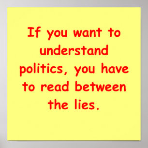 politiskt skämt poster