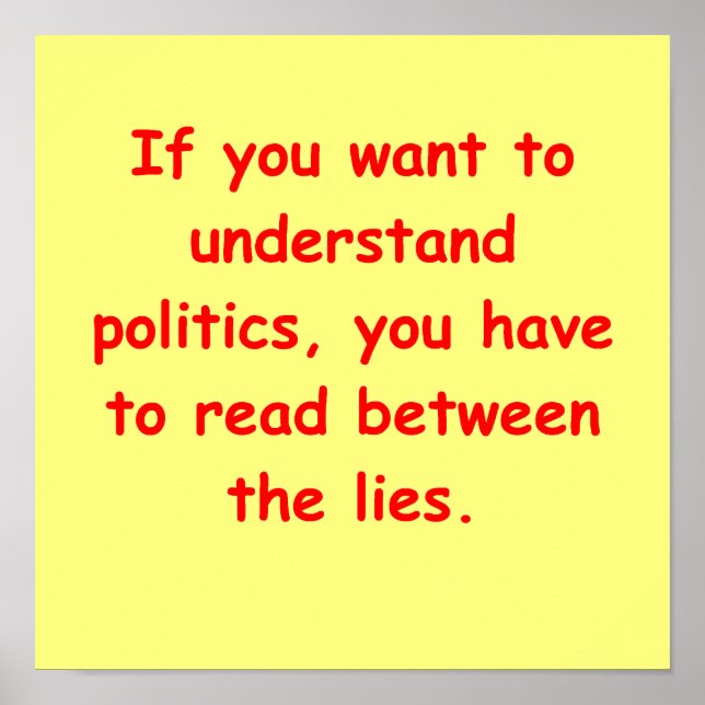 politiskt skämt poster (Framsidan)