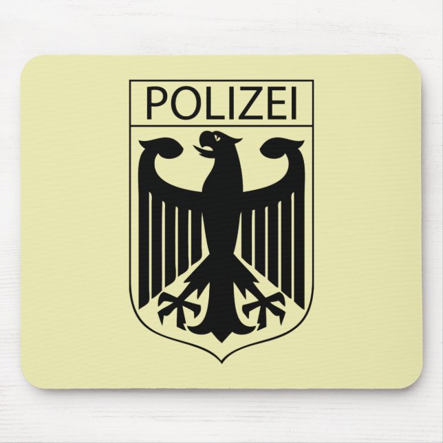 POLIZEI - Tyska symbolpresenter för polisen Musmatta (Framsidan)