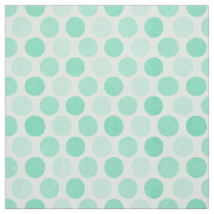 Polk Dots Aqua Blue Fabric Tyg