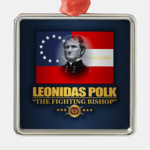 Polk (sydlig patriot) julgransprydnad metall