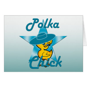Polka-Chick #7 Hälsningskort