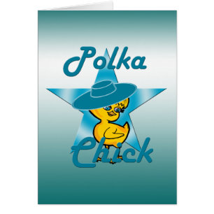 Polka-Chick #7 Hälsningskort