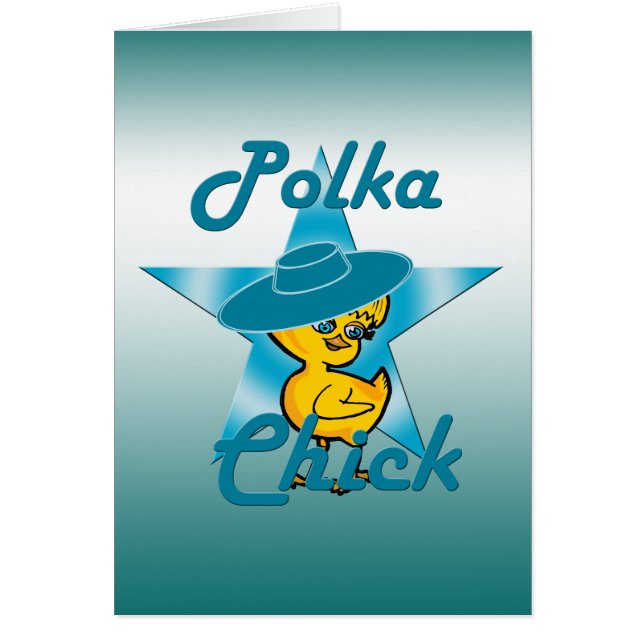 Polka-Chick #7 Hälsningskort (Framsidan)