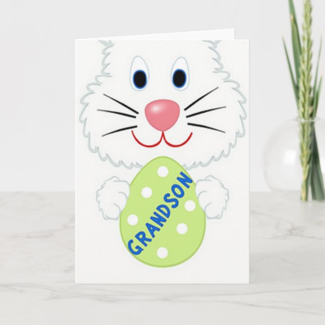 Polka Dot Ägg Hare Kort (Framsida)