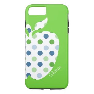 Polka Dot Apple Teacher's iPhone 7 Plus fodral