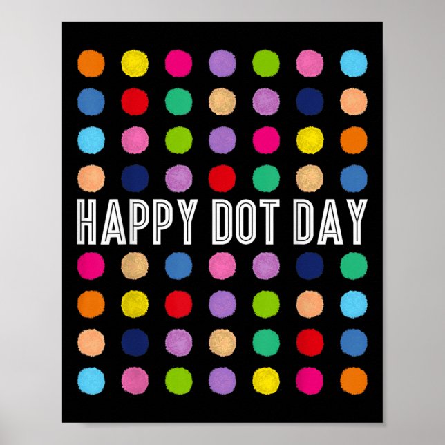 Polka Dot Art Studenter Kids Gi (Lycklig Dot Day) Poster (Framsidan)
