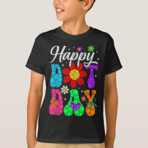 Polka Dot Art Studenter Kids Gi (Lycklig Dot Day) T Shirt