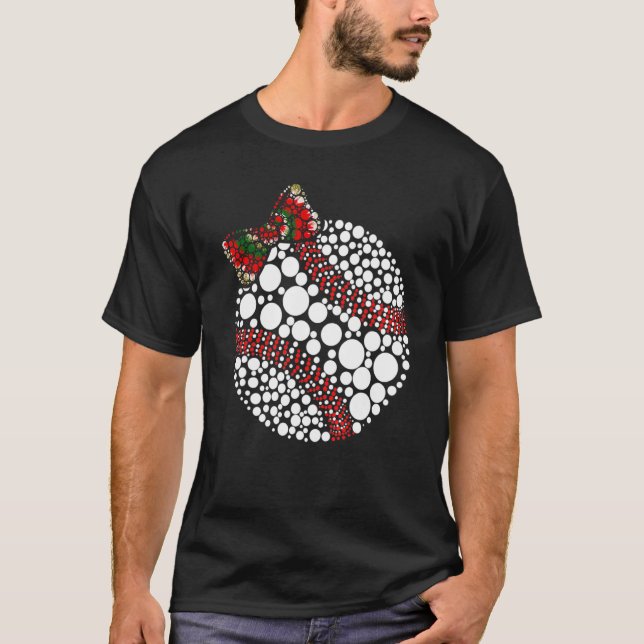 Polka Dot Baseball Player Internationell Dot Day T Shirt (Framsida)