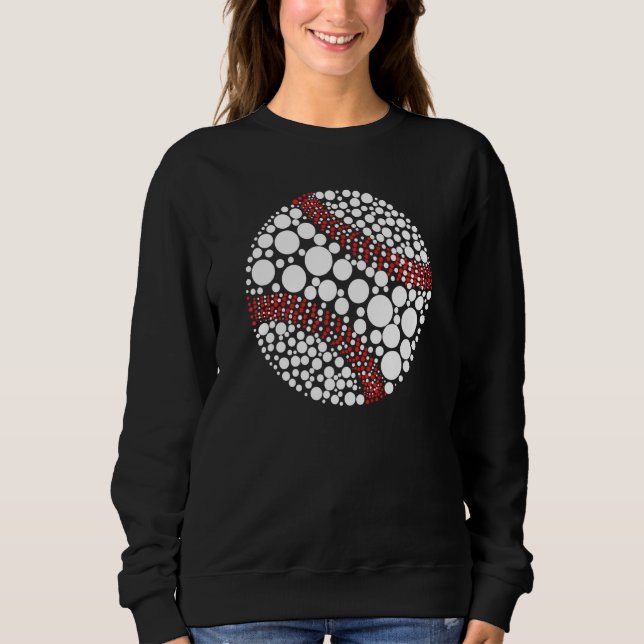 Polka Dot Baseball Player Internationell Dot Day T Shirt (Framsida)