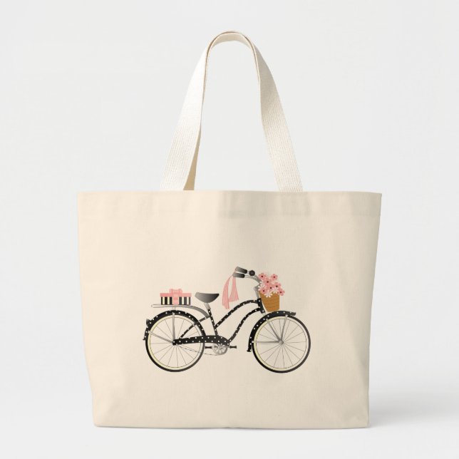 Polka Dot Bike Jumbo Tygkasse (Framsidan)