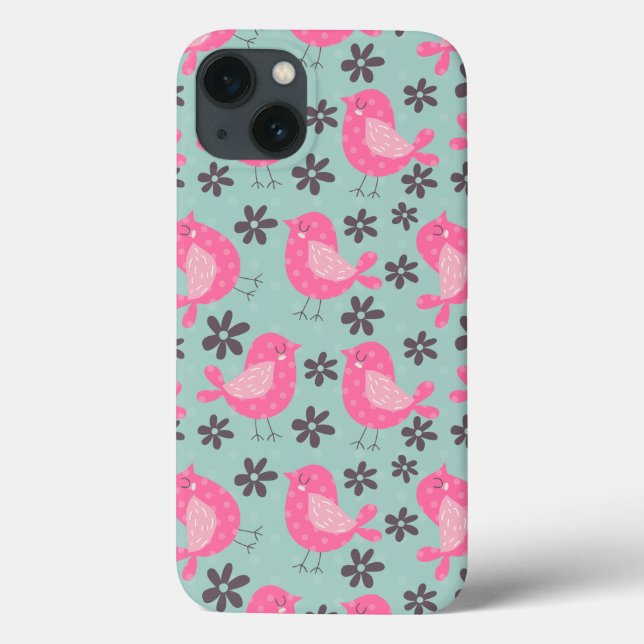 Polka Dot Birds and Flowers (Baksida)