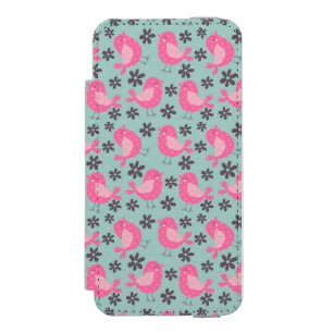 Polka Dot Birds and Flowers