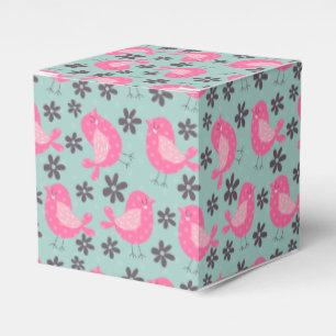 Polka Dot Birds and Flowers Presentaskar