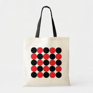Polka Dot Black Red Polka Dot Tygkasse