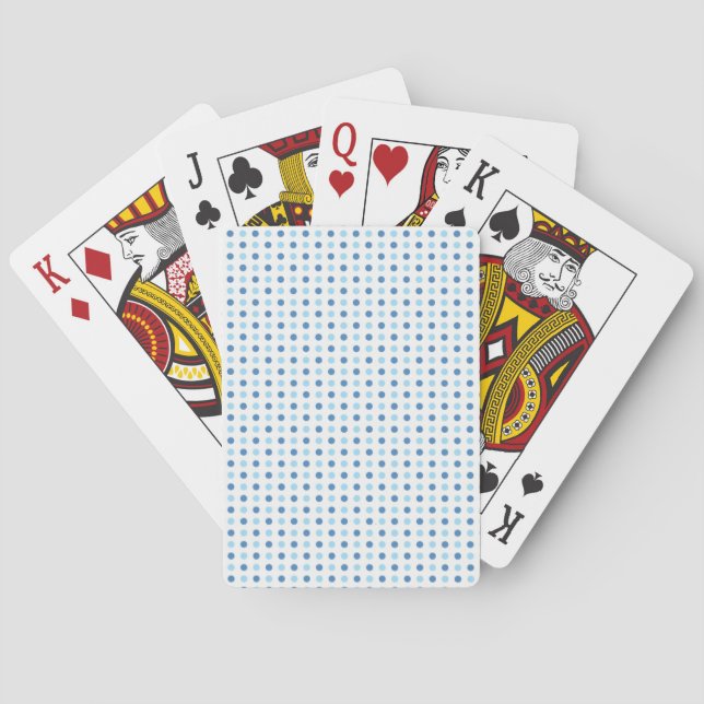 Polka Dot Blues Spel Kort (Baksidan)
