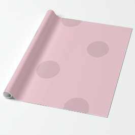 Polka Dot Blush Rosa Presentpapper