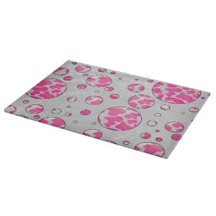 Polka Dot Cow Rosa and White