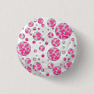 Polka Dot Cow Rosa and White Knapp