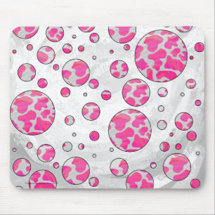 Polka Dot Cow Rosa and White Musmatta