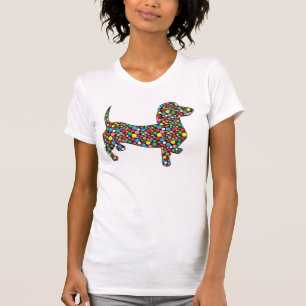Polka Dot Dachshunds T-shirt