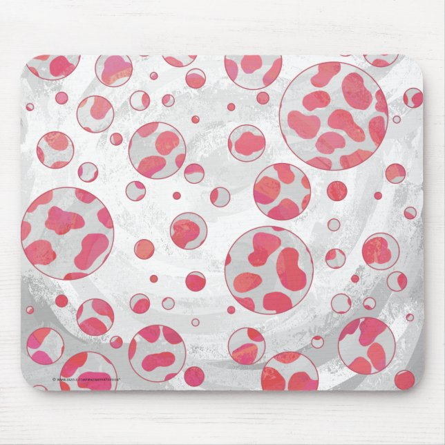 Polka Dot Dalmatian Rosa and White Musmatta (Framsidan)