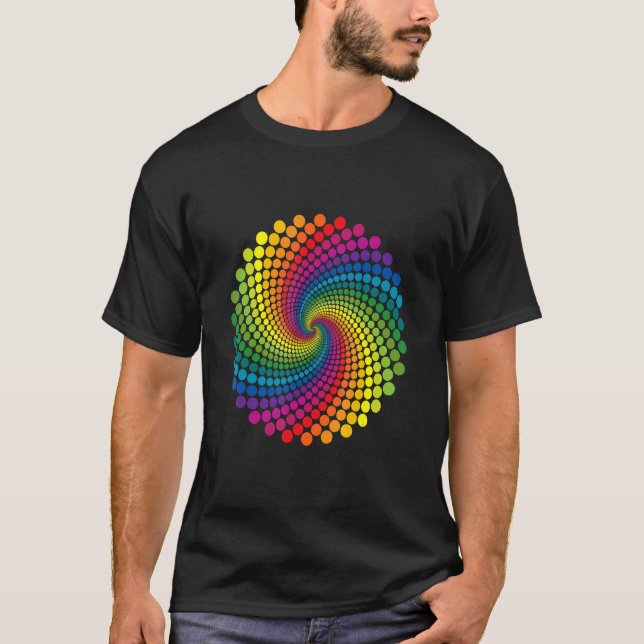 Polka Dot Dot Dot Day lycklig T Shirt (Framsida)