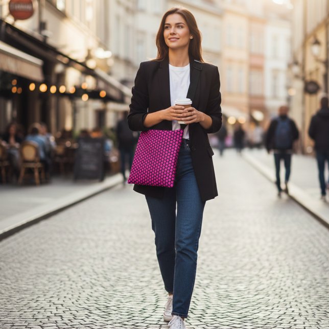 Polka Dot Elegance Axelväska (Skapare uppladdad)