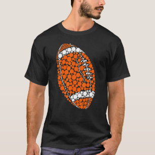 Polka Dot Football Player Internationell Dot Day T Shirt