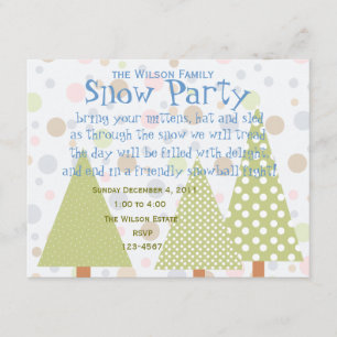 Polka-Dot Forest Inbjudningar
