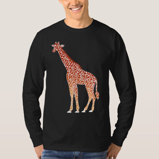 Polka Dot Giraffe 15th September International Dot T Shirt (Framsida)