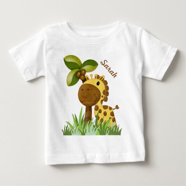 Polka Dot Giraffe T-shirt (Framsida)
