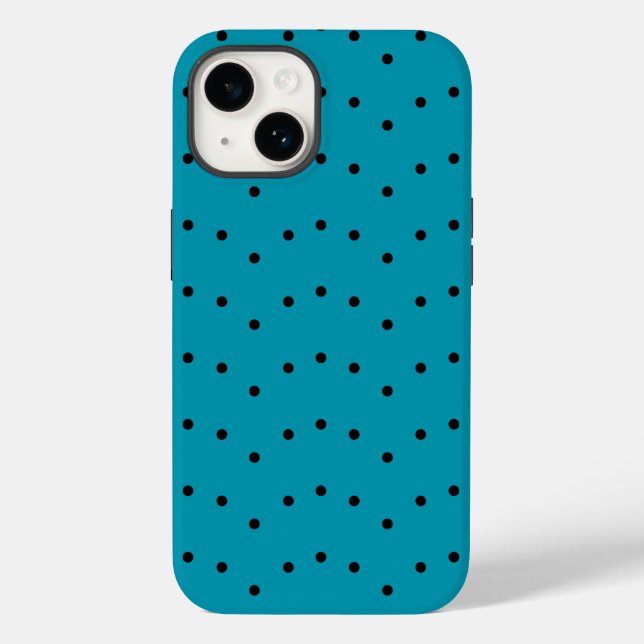 Polka Dot Grönt Blue Mönster (Baksida)