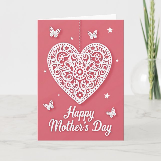 Polka Dot Heartfelt Card Kort (Framsida)
