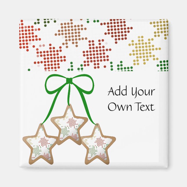 Polka Dot jul Cookies Magnet (Framsidan)