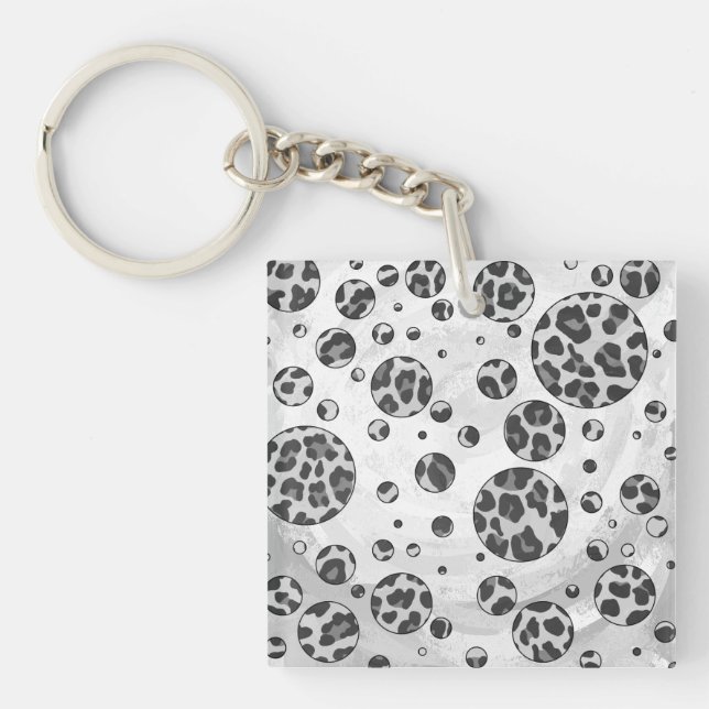 Polka Dot Leopard Black and White Design Design (Framsidan)
