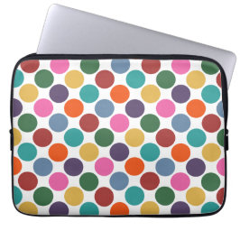 Polka Dot Mönster 13 tum Laptop sleeve