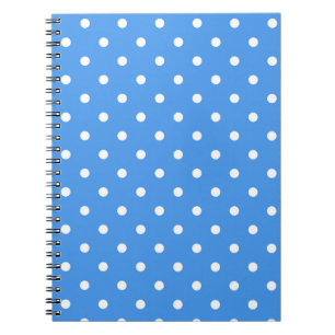 Polka dot mönster anteckningsbok