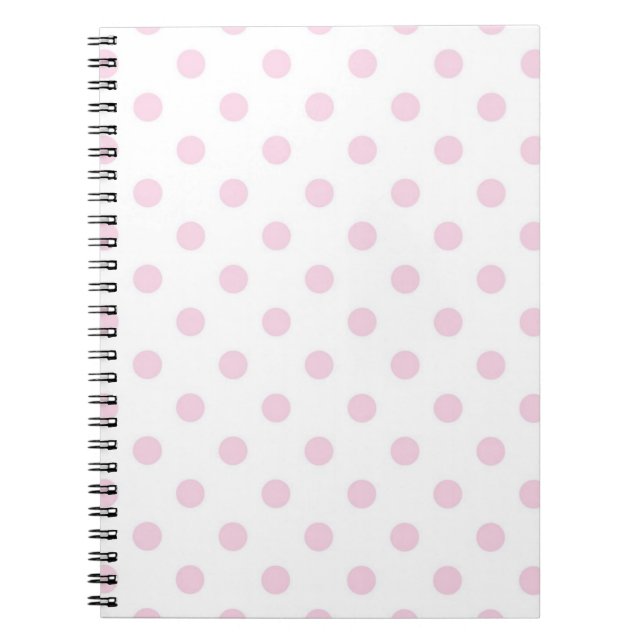 Polka dot mönster anteckningsbok (Framsidan)