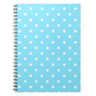 Polka dot mönster anteckningsbok