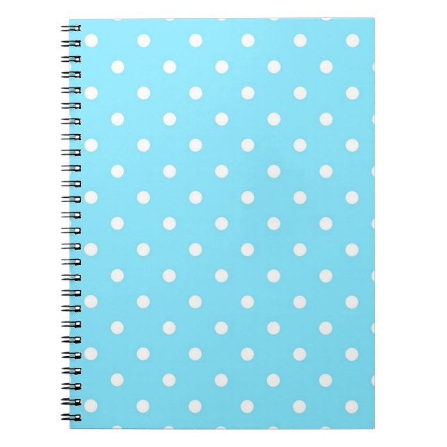 Polka dot mönster anteckningsbok (Framsidan)